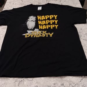 Jerzees heavyweight blend duck dynasty black adult LG t-shirt 👕